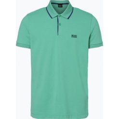 BOSS Athleisurewear - Męska koszulka polo – Peos 2, zielony. Zielone koszulki męskie BOSS Athleisurewear, xxl, bez wzorów, z bawełny, polo, bez rękawów. Za 299,95 zł.