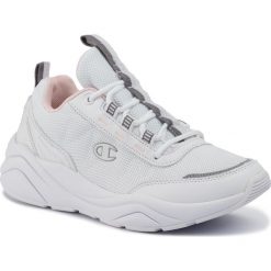Sneakersy CHAMPION - Mendez S10706-F19-WW001 Wht. Białe półbuty damskie Champion, ze skóry ekologicznej. W wyprzedaży za 189,00 zł.