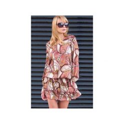 Sukienka Vintage Pink. Różowe sukienki dziewczęce CANDY FLOSS, na jesień, bez wzorów, z elastanu, vintage, bez rękawów, proste. Za 290,00 zł.