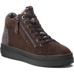 Sneakersy TAMARIS - 1-25218-21 Dk Olive Comb 775. Pomarańczowe półbuty damskie Tamaris, z zamszu. W wyprzedaży za 259,00 zł.