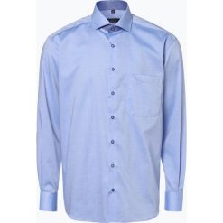 Eterna Comfort Fit - Koszula męska – niewymagająca prasowania, niebieski. Niebieskie koszule męskie na spinki Eterna Comfort Fit, m, w kwiaty, z klasycznym kołnierzykiem. Za 249,95 zł.