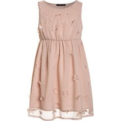 Sukienki dziewczęce z falbanami: Sisley DRESS Sukienka koktajlowa nude