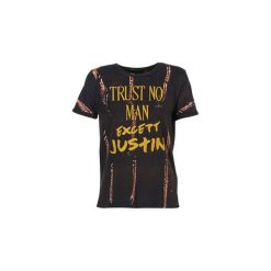 T-shirty z krótkim rękawem Eleven Paris TRUSTIN. Czarne t-shirty damskie marki Eleven Paris, s, bez wzorów, bez kołnierzyka. Za 135,20 zł.