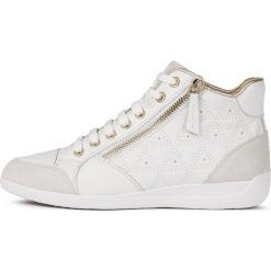 Geox tenisówki damskie Myria D0268B 08522 37 białe. Białe trampki i tenisówki damskie Geox, bez wzorów, bez zapięcia. W wyprzedaży za 369,00 zł.