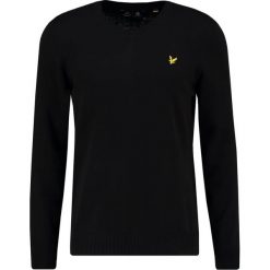 Swetry klasyczne męskie: Lyle & Scott Sweter true black