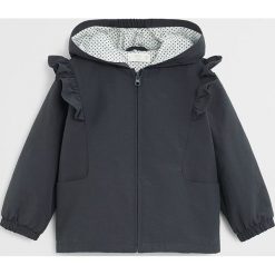 Mango Kids - Kurtka dziecięca Basila6 80-104 cm. Szare kurtki dziewczęce z bawełny, krótkie. Za 119,90 zł.