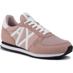 Sneakersy ARMANI EXCHANGE - XDX031 XV308 A139 Desert Rose/White. Różowe półbuty damskie Armani Exchange, ze skóry ekologicznej. W wyprzedaży za 349,00 zł.
