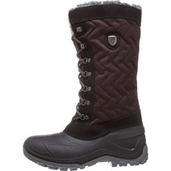 Kozaki zimowe "Nietos" w kolorze czarnym. Czarne kozaki damskie CMP Shoes, na zimę, z materiału, bez obcasa, na sznurówki. W wyprzedaży za 189,95 zł.