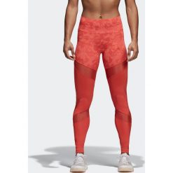 Legginsy adidas Legginsy Ultimate High-Rise Printed W Czerwone. Czerwone spodnie damskie Adidas, bez wzorów, z materiału, do biegania, climalite (adidas). Za 159,99 zł.