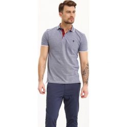 T-SHIRT MĘSKI POLO Z PIKI W MELANŻOWYM KOLORZE. Szare koszulki polo Top Secret, m, z bawełny. Za 69,99 zł.