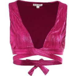 Topy damskie: For Love & Lemons MARION CROSS FRONT CROP TOP Top fuschia