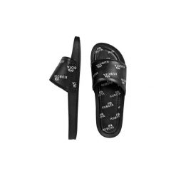 Klapki Kubota Glow Black Easy. Czarne crocsy damskie marki Kubota, z nadrukiem, ze skóry. Za 199,99 zł.