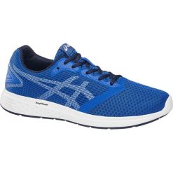Buty męskie do biegania Asics niebieskie. Niebieskie buty sportowe męskie Asics, z materiału, bez zapięcia, do biegania. Za 167,00 zł.