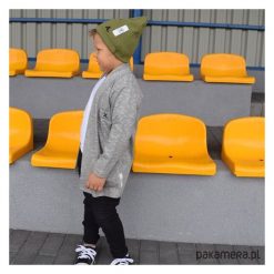 Kardigan X 3D gray. Szare swetry chłopięce marki Pakamera, z haftami, z dzianiny. Za 68,00 zł.