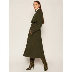 Płaszcz przejściowy Sportmax Code Balsamo 70160306. Zielone płaszcze damskie Sportmax Code, bez wzorów. Za 3039,00 zł.
