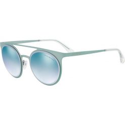 Emporio Armani - Okulary. Niebieskie okulary przeciwsłoneczne damskie marki Emporio Armani, okrągłe. Za 539,90 zł.