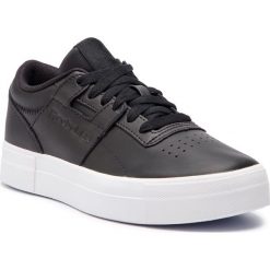 Buty Reebok - Workout Lo Fvs CN6891 Basic Black/White/Grey. Czarne buty sportowe damskie Reebok, bez wzorów, ze skóry, sportowe, reebok workout. Za 399,00 zł.