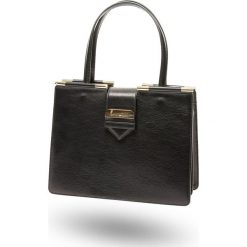 TOREBKA EMPORIO ARMANI. Czarne torebki worki damskie Emporio Armani, bez wzorów, ze skóry, bez dodatków. Za 1259,50 zł.