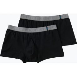 Schiesser - Obcisłe bokserki męskie pakowane po 2 szt., czarny. Czarne bokserki męskie Schiesser, z dżerseju. Za 139,95 zł.