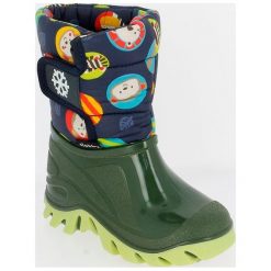 V+J Buty Zimowe Chłopięce 24-25 Zielony. Zielone buty chłopięce zimowe marki V+J, z paskami. Za 105,00 zł.