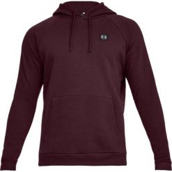 Under Armour Rival Fleece Po Hoodie 1320736-600. Czerwone bluzy męskie Under Armour, xl, bez wzorów, z bawełny, bez kołnierzyka, bez rękawów, bez kaptura. W wyprzedaży za 179,99 zł.