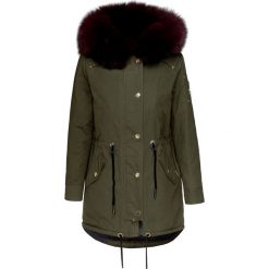 Parka MOOSE KNUCKLES STELLER. Czerwone kurtki damskie Moose Knuckles, bez wzorów, z tkaniny, bez kaptura. W wyprzedaży za 4195,00 zł.