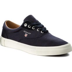 Tenisówki GANT - Hero 16638414 Marine G69. Niebieskie trampki męskie marki GANT, ze skóry. W wyprzedaży za 219,00 zł.
