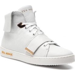 Sneakersy EVA MINGE - Balerma 4K 18GR1372672EF 102. Białe półbuty damskie marki Eva Minge, na co dzień, bez wzorów, ze skóry, bez obcasa, na płaskiej podeszwie, bez zapięcia. Za 729,00 zł.
