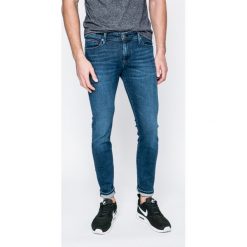 Tommy Jeans - Jeansy Simon. Niebieskie jeansy męskie skinny Tommy Jeans, z bawełny. Za 449,90 zł.