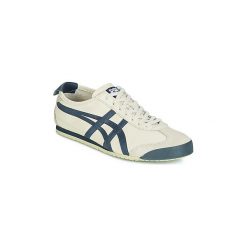 Buty Onitsuka Tiger MEXICO 66 LEATHER. Brązowe trampki męskie marki Onitsuka Tiger, bez wzorów, bez zapięcia. Za 399,00 zł.