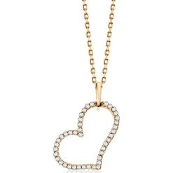 PROMOCJA Złoty Wisiorek - złoto żółte 333, Diament 0,10ct. Żółte łańcuszki męskie marki W.KRUK, złote. W wyprzedaży za 339,00 zł.