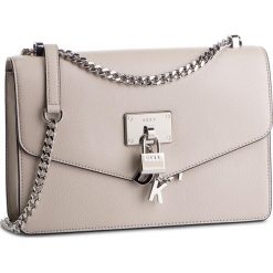 Torebka DKNY - Elissa R813H281 Fog FOG. Szare torebki klasyczne damskie DKNY, bez wzorów, ze skóry, biznesowe, bez dodatków. W wyprzedaży za 639,00 zł.