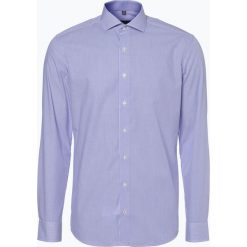Koszule męskie na spinki: Eterna Slim Fit – Koszula męska niewymagająca prasowania, lila