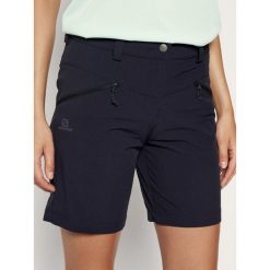 Szorty sportowe Salomon Wayfarer LC1075900. Niebieskie spodnie damskie Salomon, z elastanu. W wyprzedaży za 219,00 zł.