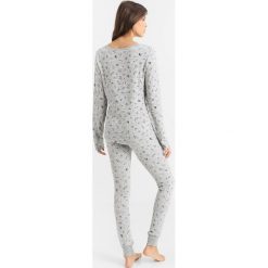 Piżamy damskie: Hunkemöller BRUSHED SCRIBBLE Piżama light grey melee