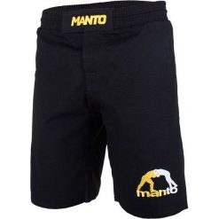 Bermudy męskie: Manto Spodenki męskie RipStop 3.0 Logo czarne r. XXL (MNS439)
