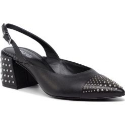 Sandały MICHAEL MICHAEL KORS - Mila Sling 40T9MIMG3L Black. Czarne klapki damskie MICHAEL Michael Kors, z aplikacjami, ze skóry, bez obcasa, na obcasie. W wyprzedaży za 599,00 zł.