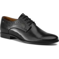 Półbuty BADURA - 7767 147. Czarne buty wizytowe męskie Badura, bez wzorów, ze skóry, eleganckie, bez zapięcia. W wyprzedaży za 269,00 zł.