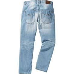 Spodnie chino Regular Fit bonprix czarny. Czarne jeansy męskie bonprix, m, bez wzorów. Za 129,99 zł.