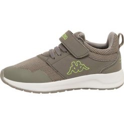 Kappa TRAY II SUN K BK Tenisówki i Trampki grey/lime. Szare trampki chłopięce Kappa, z materiału. Za 129,00 zł.