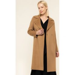 Płaszcz przejściowy Marella Tigre 30160498. Pomarańczowe płaszcze damskie Marella, bez wzorów, z wełny. W wyprzedaży za 1329,00 zł.