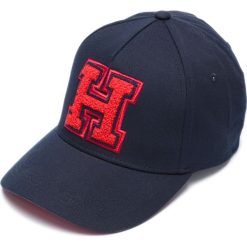 Tommy Hilfiger Czapka z daszkiem Niebieski. Niebieskie czapki męskie TOMMY HILFIGER, z haftami, z bawełny. Za 187,95 zł.