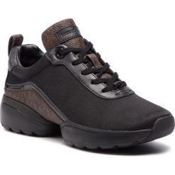 Sneakersy MICHAEL MICHAEL KORS - Jada Trainer 43R9JAFS4D Nylon. Czarne półbuty damskie marki MICHAEL Michael Kors, bez wzorów, ze skóry ekologicznej, bez obcasa, na płaskiej podeszwie, bez zapięcia. Za 779,00 zł.