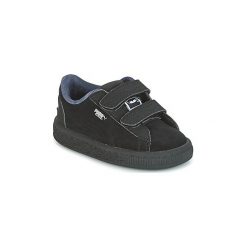 Buty Dziecko Puma SUEDE BATMAN V INF. Czarne trampki chłopięce marki Puma, z motywem z bajki, bez zapięcia. Za 191,20 zł.