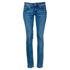 Pepe Jeans Jeansy Damskie Saturn 26/34, Niebieskie. Niebieskie jeansy damskie marki Pepe Jeans, z jeansu. W wyprzedaży za 377,00 zł.