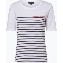 Franco Callegari - T-shirt damski, niebieski. Niebieskie t-shirty damskie marki Franco Callegari, bez wzorów, bez kołnierzyka. Za 89,95 zł.