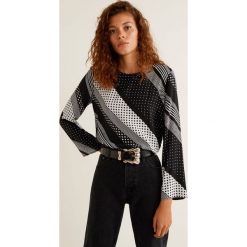 Mango - Bluzka Paris. Białe koszule damskie Mango, na co dzień, s, bez wzorów, z wiskozy, eleganckie, z okrągłym kołnierzem, z krótkim rękawem. W wyprzedaży za 69,90 zł.