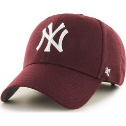 47brand - Czapka New York Yankees. Brązowe czapki z daszkiem męskie marki 47brand, z bawełny. Za 89,90 zł.