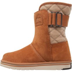 Sorel NEWBIE Śniegowce elk/british. Czarne buty zimowe damskie marki Sorel, z materiału. Za 399,00 zł.