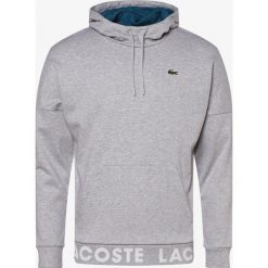 Lacoste - Męska bluza nierozpinana, szary. Szare bluzy męskie Lacoste, s, z nadrukiem, z bawełny, bez kołnierzyka, bez rękawów, bez kaptura. Za 579,95 zł.